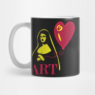 I Love ART Mug